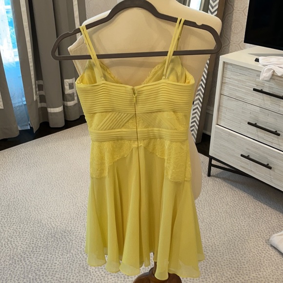 Yellow BCBG dress with beautiful detailing! - Picture 2 of 3